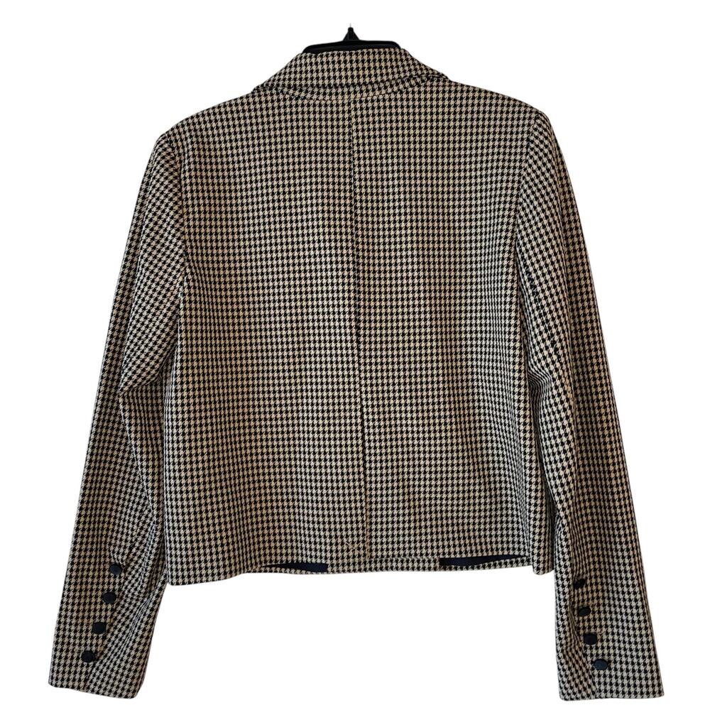 House of Harlow 1960 Blazer Houndstooth Cropped - Picture 3 of 10